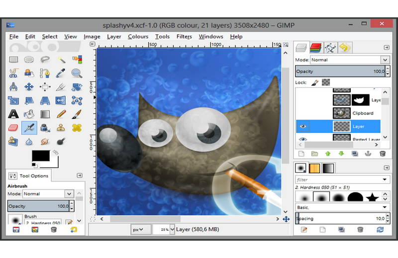 GIMP v2.10 éditeur d’image Open Source