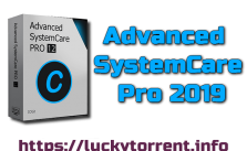 Advanced SystemCare Pro 2019 Torrent