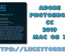 Adobe Photoshop CC 2019 + Crack Mac OS X
