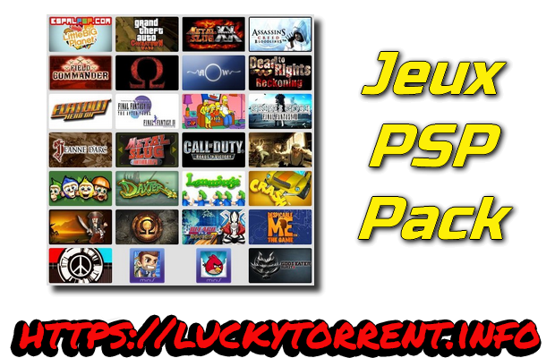 Jeux PSP Pack Torrent