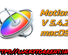 Motion 5.4.2 macOS Torrent