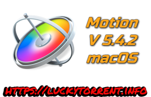 Motion 5.4.2 macOS Torrent