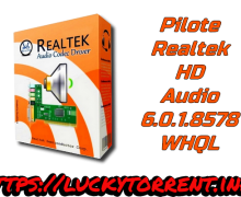 Pilote Realtek HD Audio 6.0.1.8578 WHQL