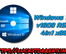 Windows 10 v1809 RS5 4in1 Fr x86Torrent