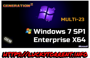 Windows 7 SP1 Enterprise X64 Torrent