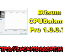 Bitsum CPUBalance Pro 1.0.0.76 + Crack