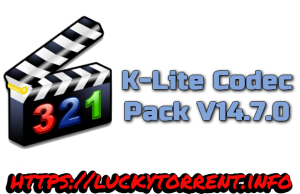 K-Lite Codec Pack 14.7.0 Torrent