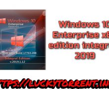 Windows 10 Enterprise 1809 x64 edition integrale
