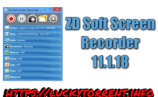 ZD Soft Screen Recorder 11.1.18 key