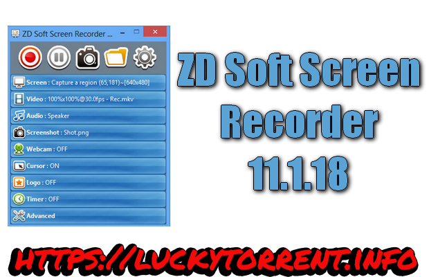 ZD Soft Screen Recorder 11.1.18 key