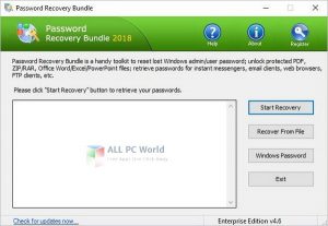 Password Recovery Bundle 4.6 Torrent