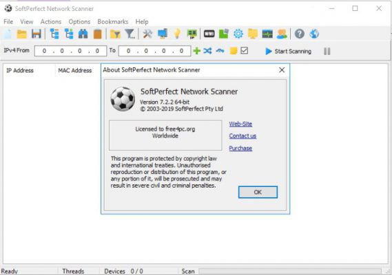 SoftPerfect Network Scanner 7.2.2