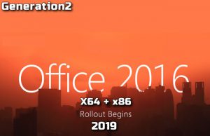 Microsoft Office 2016 Pro Plus VL 2019