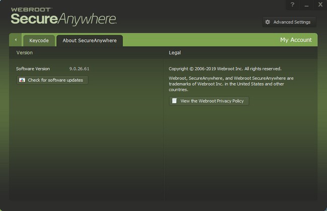 Webroot SecureAnywhere AntiVirus Torrent