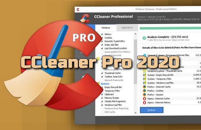CCleaner Professional 2020 + Clé