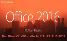 Microsoft Office 2016 Pro Plus VL x64 2019