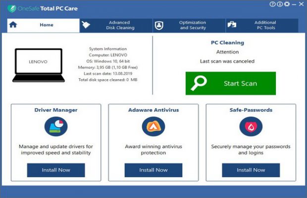 OneSaf Total PC Care v6.9.6.8 Torrent