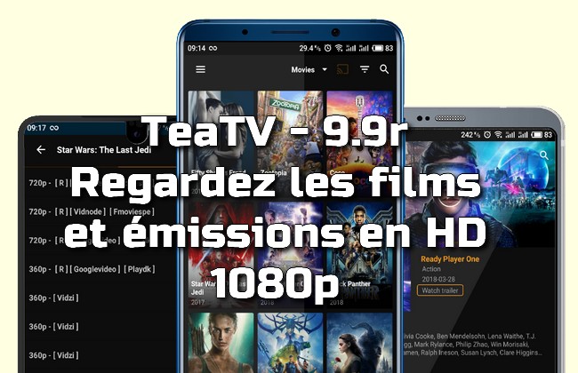 TeaTV - Regardez les films et les émissions en HD 1080p 9.9r