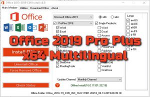 Torrent Office 2019 Pro Plus x64 Multilingual