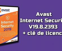 Avast Internet Security 19.8.2393 avec clé de licence
