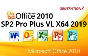 Office 2010 SP2 Pro Plus VL X64 2019
