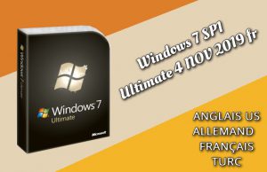 Windows 7 SP1 Ultimate X64 FR 2019