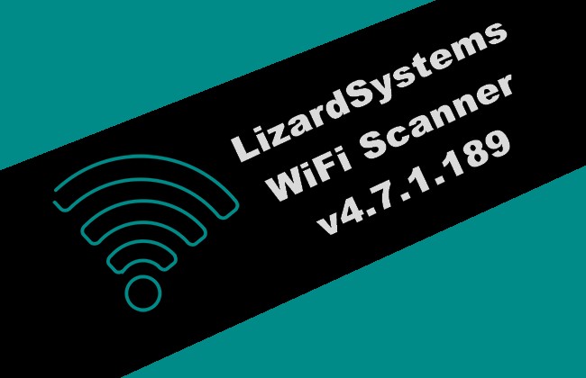 LizardSystems WiFi Scanner v4.7.1.189