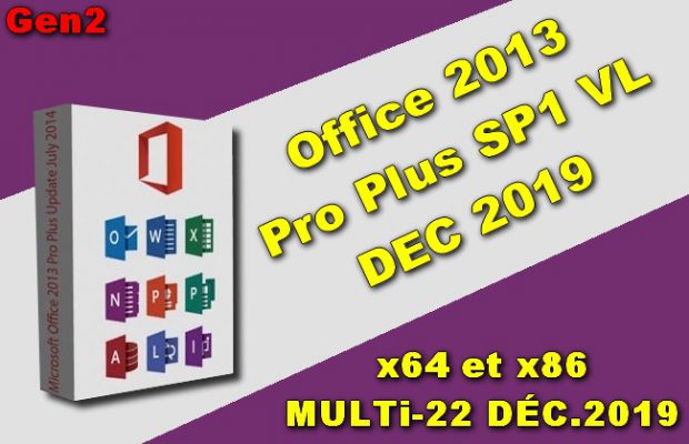 Office 2013 Pro Plus SP1 VL DEC 2019