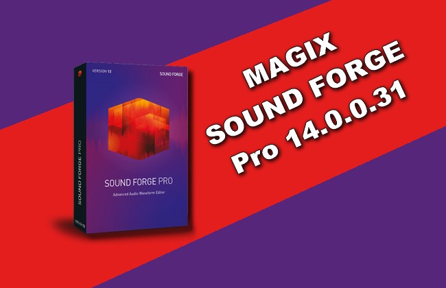 MAGIX SOUND FORGE Pro 14.0.0.31