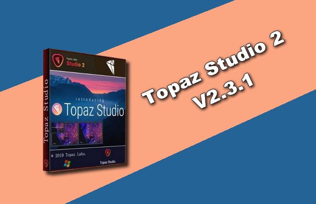 topaz studio 2 features