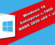 Windows 10 Entreprise v.1909 MARS 2020
