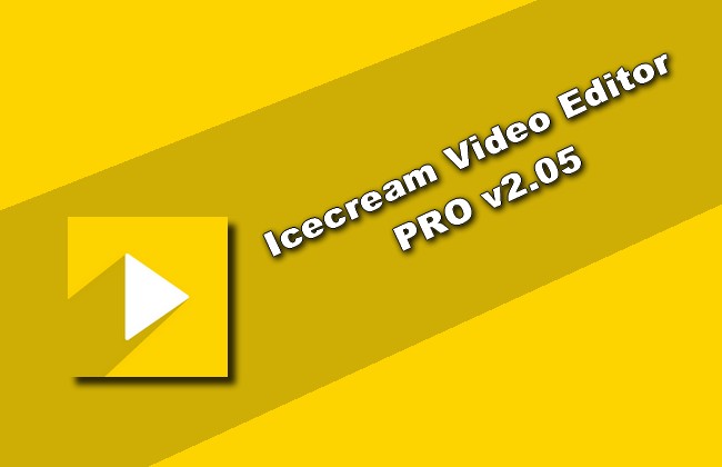 Icecream Video Editor PRO 3.05 download the new version for iphone
