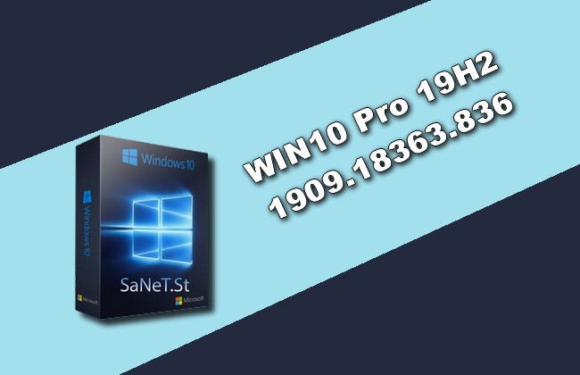 WIN10 Pro 19H2 1909.18363.836