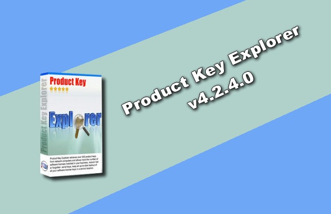Product Key Explorer v4.2.4.0 Torrent