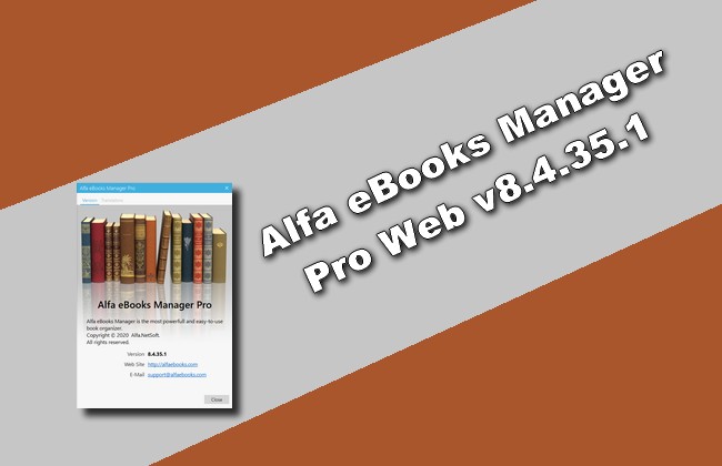 Alfa eBooks Manager Pro 8.6.20.1 downloading