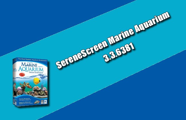 serenescreen marine aquarium 3 serial key