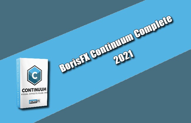 BorisFX Continuum Complete 2021 Torrent