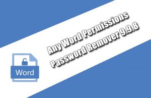 Any Word Permissions Password Remover 9.9.8