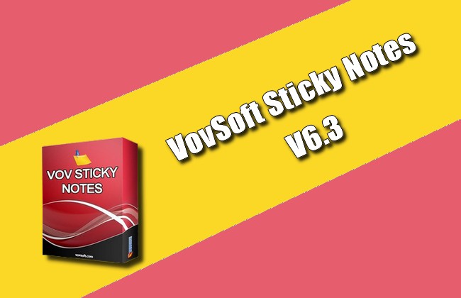 VovSoft Sticky Notes 6.3