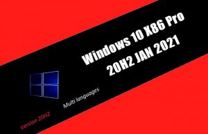 Windows 10 X86 Pro 20H2 JAN 2021