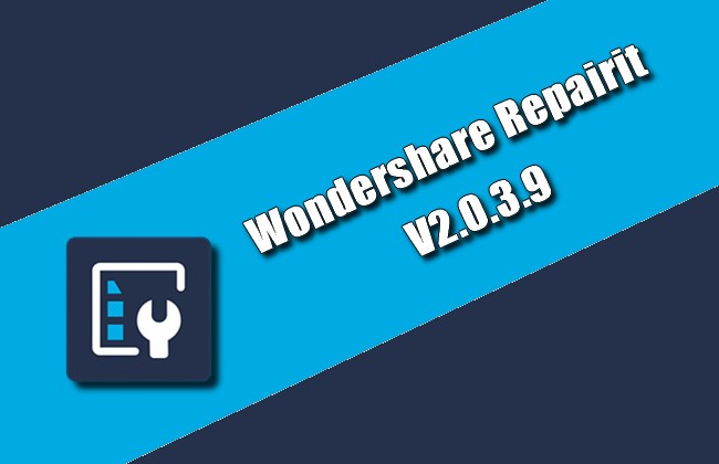 Wondershare Repairit 2.0.3.9 Torrent