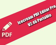 Icecream PDF Editor Pro 2.46 Portable