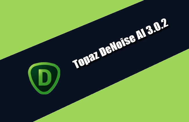 Topaz DeNoise AI 3.0.2