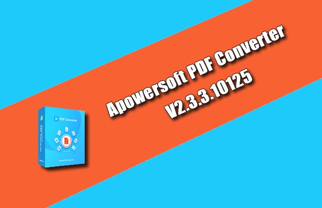 Apowersoft PDF Converter 2.3.3.10125