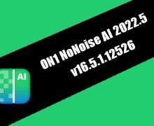 ON1 NoNoise AI 2022.5 v16.5.1.12526