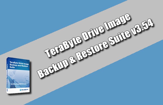 TeraByte Drive Image Backup & Restore Suite v3.54