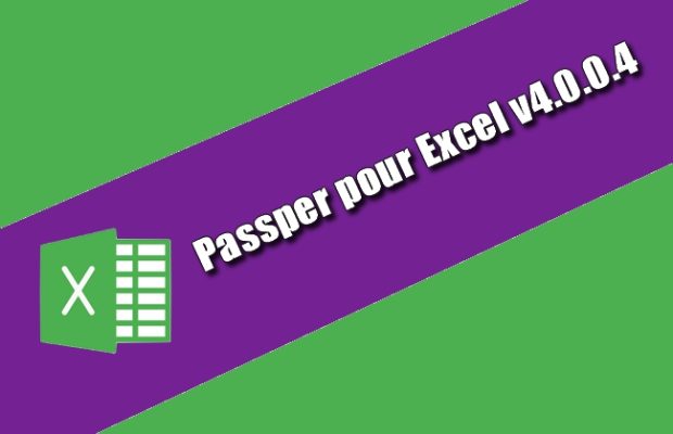 Passper pour Excel v4.0.0.4